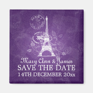 Elegant spara de romantiska Paris för datera Magnet