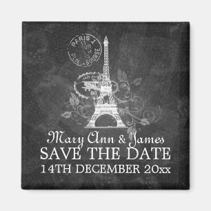 Elegant spara den romantiska Paris för datera Magnet