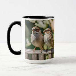 Elegant Sparrow Ceramic Mugg