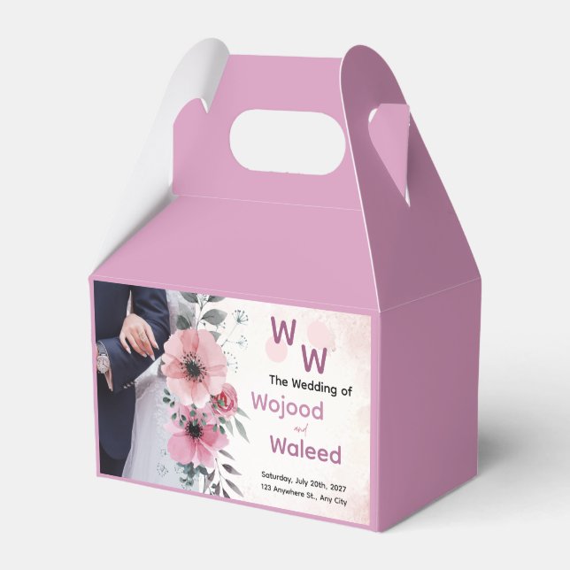 Elegant specialdesignad presentförpackning för brö presentaskar (Framsidan Sidan)