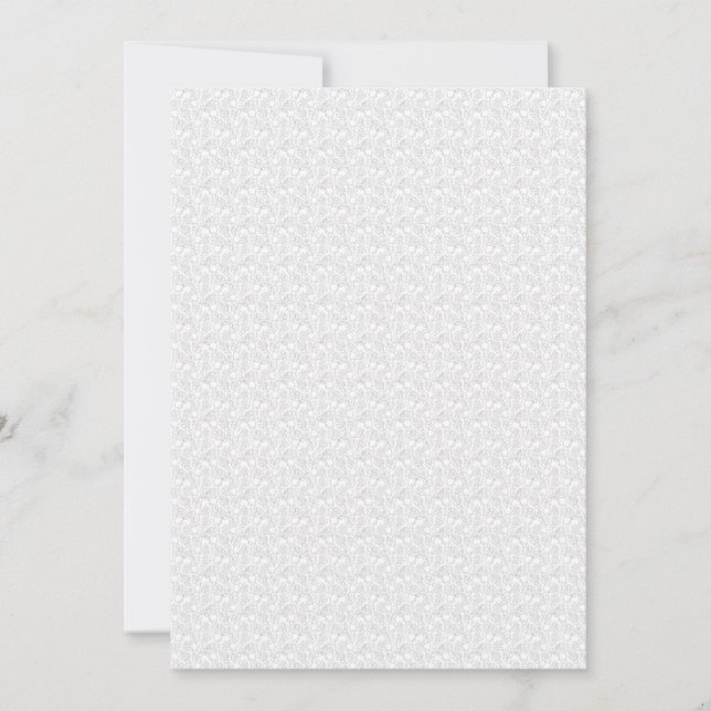 Elegant spetsig baby shower-inbjudan inbjudningar (Framsida)