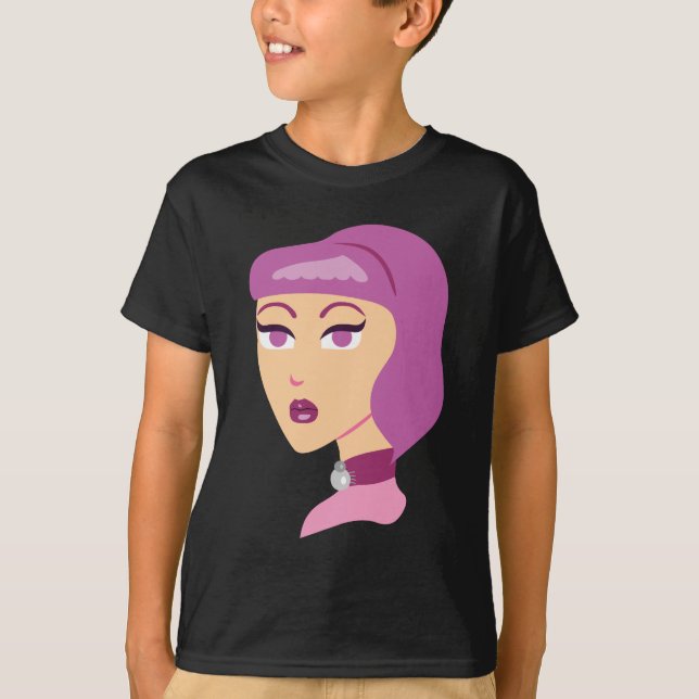 Elegant Spider Dam Tee Shirt (Framsida)