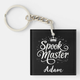Elegant "Spook Master" Namn Halloween Calligraphy