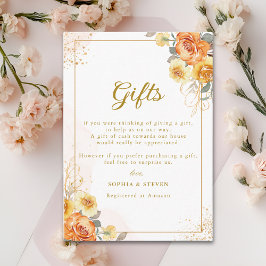 Elegant spring Wedding with tangerine flowers Tilläggskort