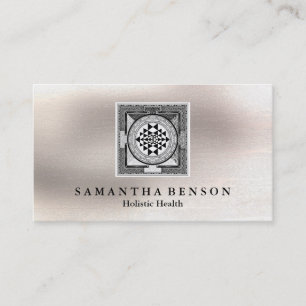 Elegant Sri Yantra / Sri Chakra Visitkort