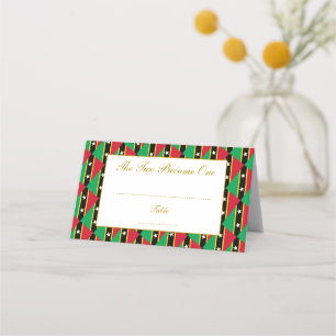 Elegant ST KITTS NEVIS Bröllop Firande Placeringskort