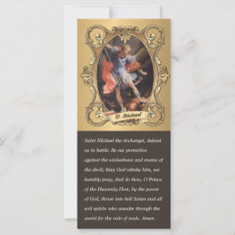 Elegant St. Michael Prayer Religiösa