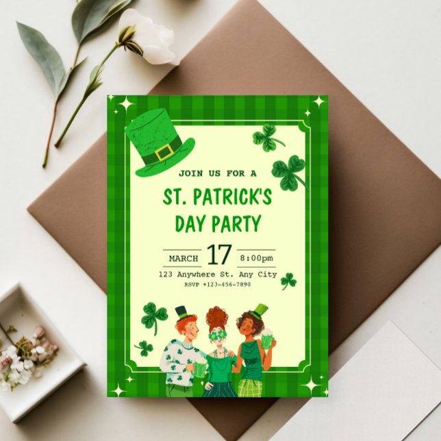 Elegant St. Patrick's Day-festinvitation Inbjudningar (Skapare uppladdad)