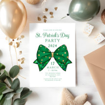 Elegant St. Patrick's Day-festinvitation