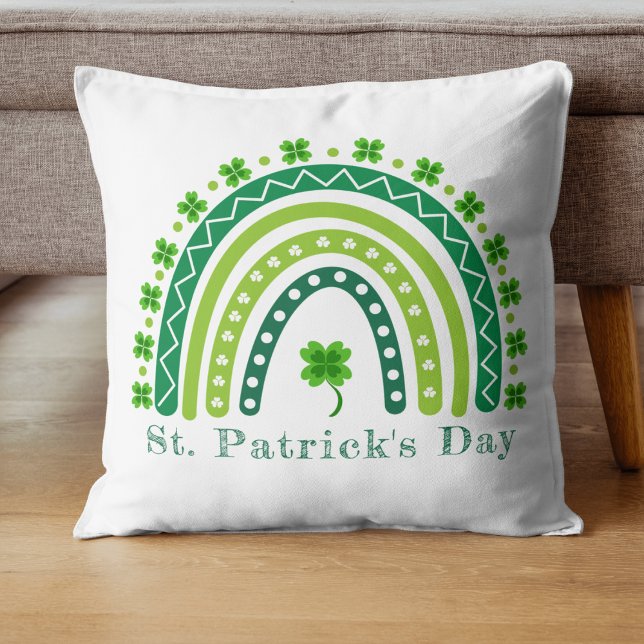 Elegant St. Patrick's Day Party Kudde (Elegant St. Patrick's Day Party Throw Pillow
)