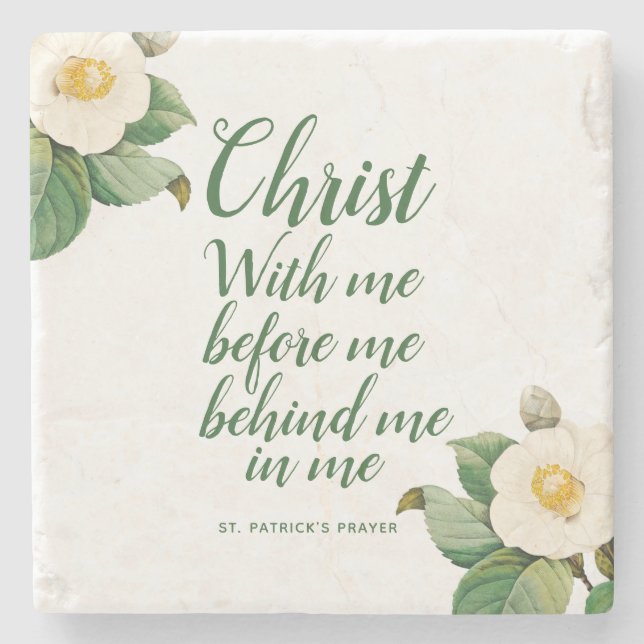 Elegant St. Patrick's Prayer Stenunderlägg (Framsidan)