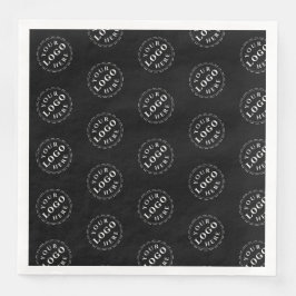 Elegant standard för anpassat namn och titel pappersservett