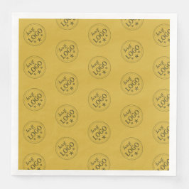 Elegant standard för anpassat namn och titel pappersservett