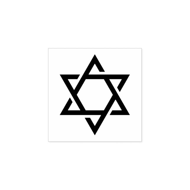 Elegant Star of David Stämpel (Tryck)