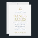 Elegant Star, text på baksidan, Pub Mitzvah Inbjudningar<br><div class="desc">Använda baksidan av den här inbjudan om du vill lägga till firande och svara på information.</div>
