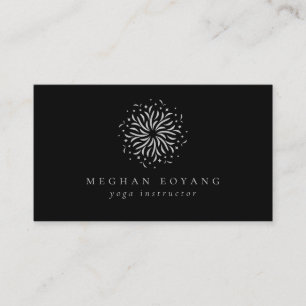 Elegant Starburst-Logotyp Visitkort