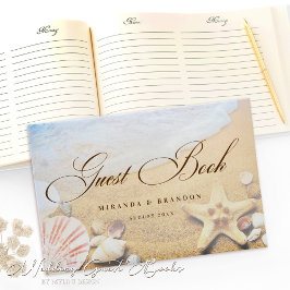 Elegant Starfish Tropical Beach Wedding Gästböcker