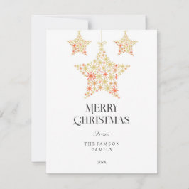 Elegant Starry God jul Card Julkort