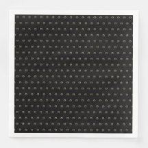 Elegant Starry Mönster Modern Black och Guld