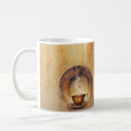 Elegant Steaming Tekopp Art Mugg