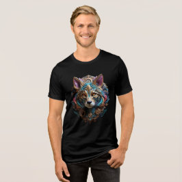 Elegant Steampunk Cat Wall Art T Shirt