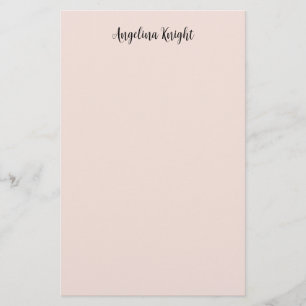 Elegant Stilfull Chic Enkel Handskriftstil Brevpapper