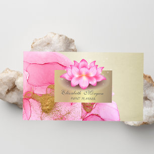 Elegant Stilfull Chic Lotus Visitkort