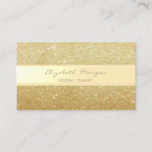 Elegant Stilfull ,Falskt Guld Glitter ,Ränder,Pärl Visitkort