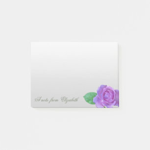 Elegant Stilfull Flickaktig ,Lila Ros Post-it Block
