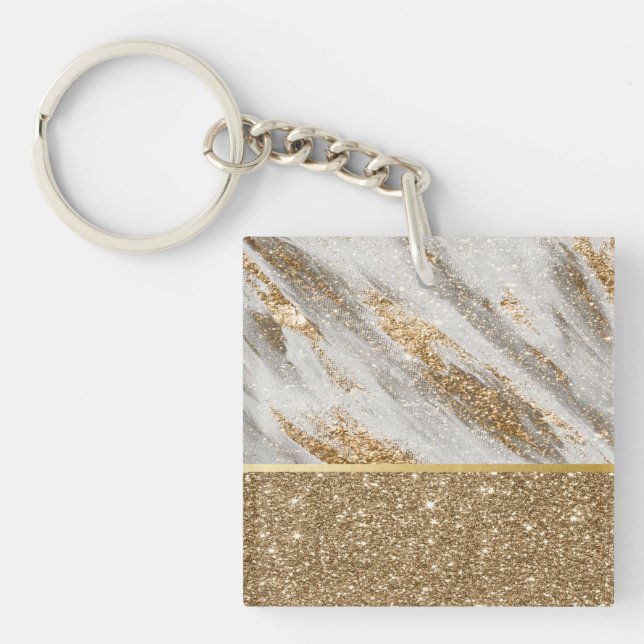 Elegant Stilfull Guld Glitter Blank (Framsidan)