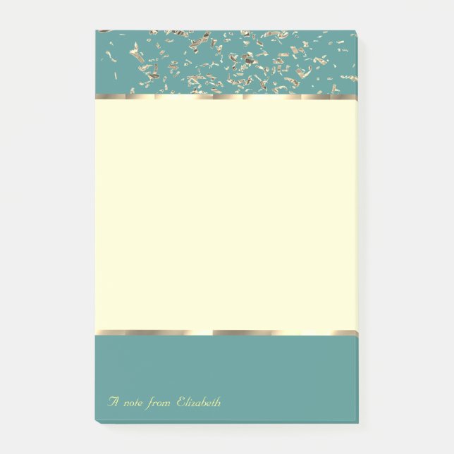 Elegant Stilfull,Konfetti Post-it Block (Framsida)