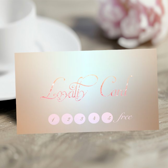 Elegant Stilfull,Ljus Loyalty Card Lojalitetskort (Skapare uppladdad)