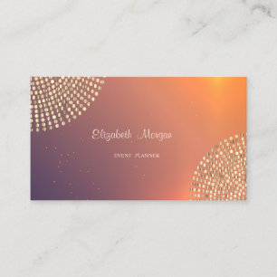Elegant Stilren Modern Enkel,Prickar Visitkort