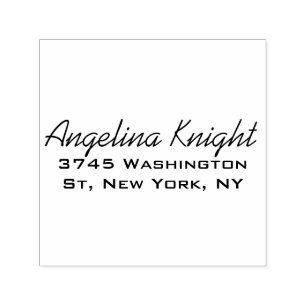 Elegant Stilren Trendig Unik Handskrift Stil Självfärgande Stämpel