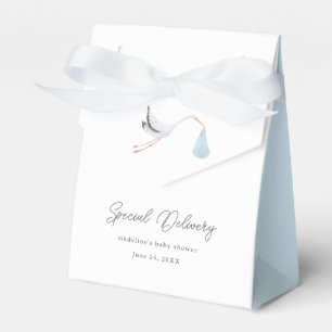 Elegant Stork Baby Shower Presentaskar
