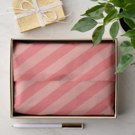 Elegant Strawberry Pink Striped Pattern