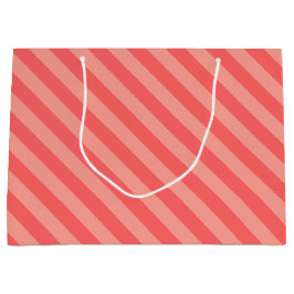 Elegant Strawberry Pink Striped Pattern