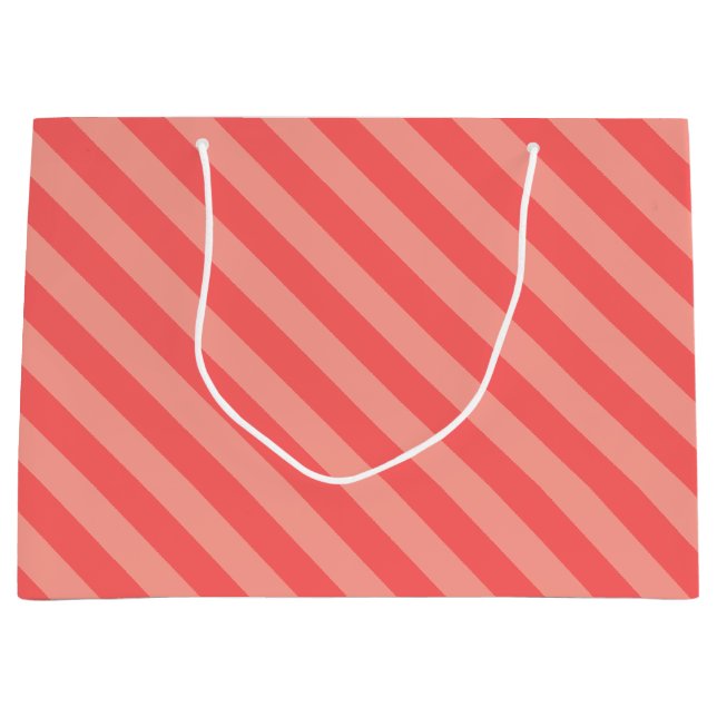 Elegant Strawberry Pink Striped Pattern (Framsidan)