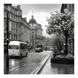 Elegant Street View Fototryck