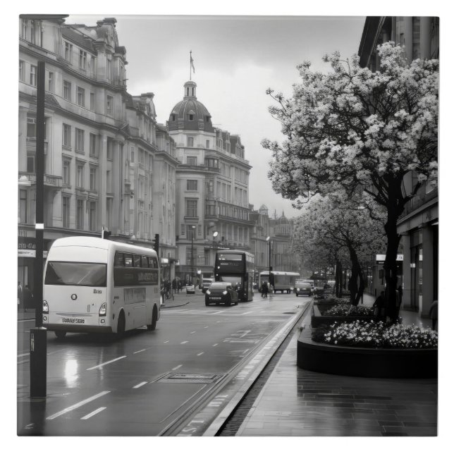 Elegant Street View Kakelplatta (Framsidan)