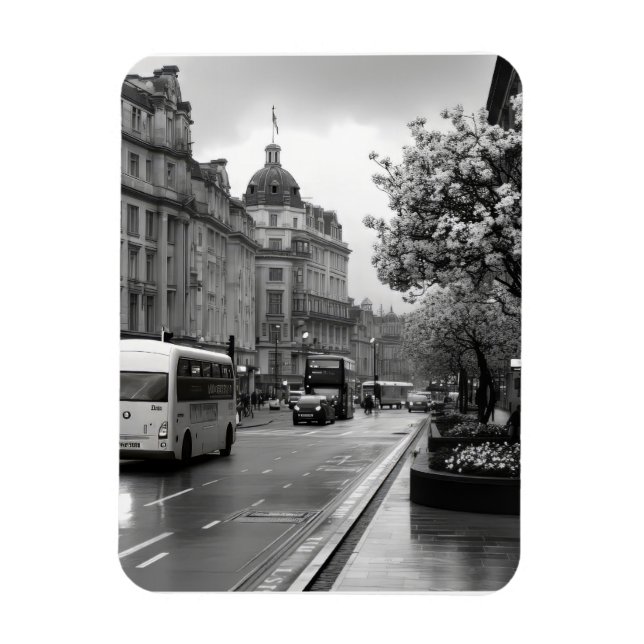 Elegant Street View Magnet (Vertikal)