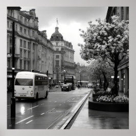 Elegant Street View Poster