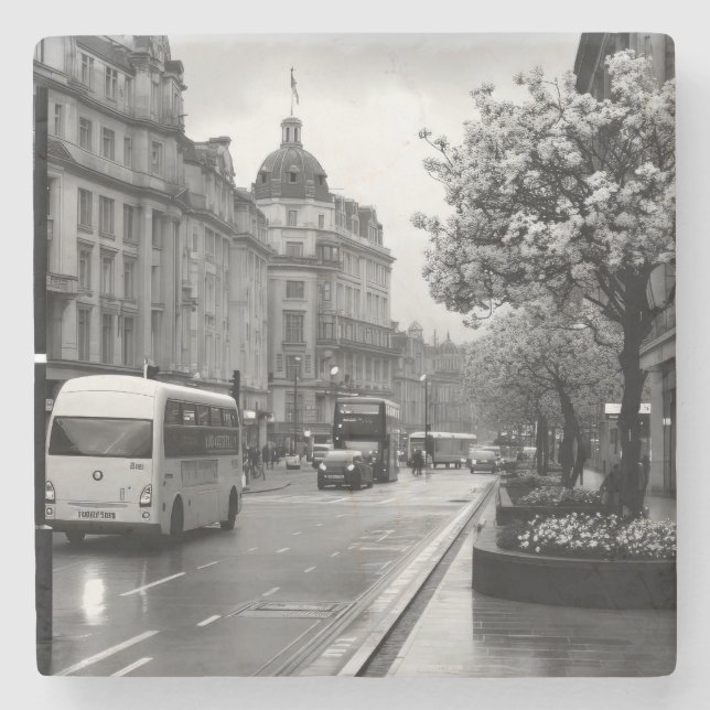 Elegant Street View Stenunderlägg (Framsidan)