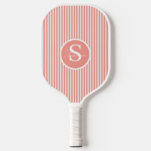 Elegant, , strimlad, monogram, Pickleball Paddle