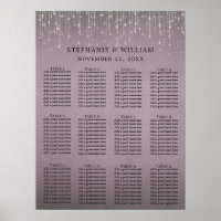 Elegant String Ljus Mauve Ro Sittdiagram