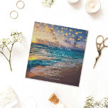 Elegant String Ljus Sommarbachbröllop Inbjudningar<br><div class="desc">Lägg dig i bröllopsdagens bukiga blickar med vår Anpassningsbar Elegant String Ljus Tropical Summer Beach Wedding bjudande. Dessa inbjudningar, som är designade av Mylini Design, väcker lätt känslan av en varm sommarkväll på stranden, som lyfts upp av en smakfull sträng ljus. Förbered den trevliga, tropiska estetiken när du påbörjar din...</div>