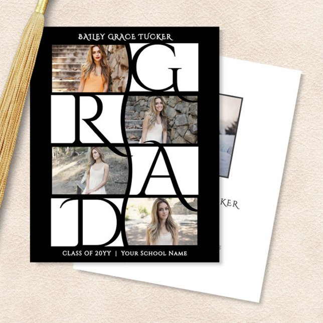 Elegant Student 5-fotosvart och vit Studenten (Skapare uppladdad)