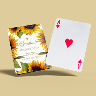 Elegant student-klass för år studenten favoriserar casinokort