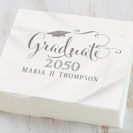 Elegant Studenten - minimalistiskt moderkort Pappersservett