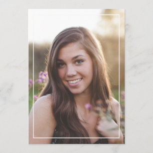 Elegant studenten öppet hus party inbjudningar